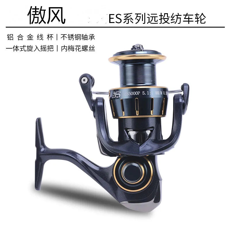 Spinning Reel Aluminum Reinforced Alloy Body OEM