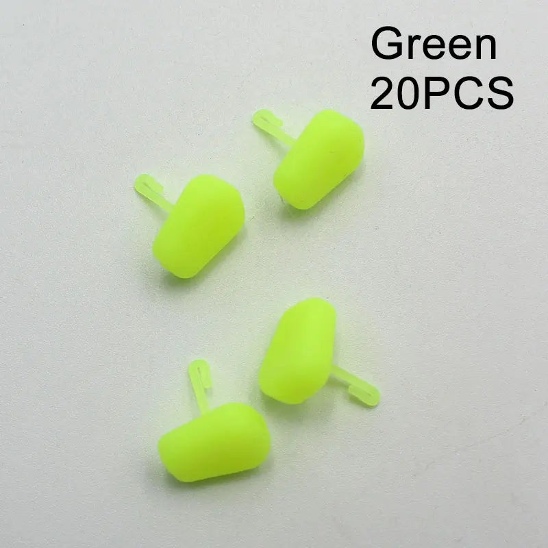 20pcs Corn Shaped Boilie Bait Carp Bait Pop Up Boilies Hair Rig Stops Carp Barbel Fishing Tackle for Making Boilies