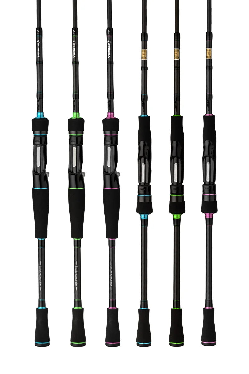 ECOODA Original Factory Wholesale   Sections Hand Spinning Casting Travel Lure Rod Durable Tackle Kit