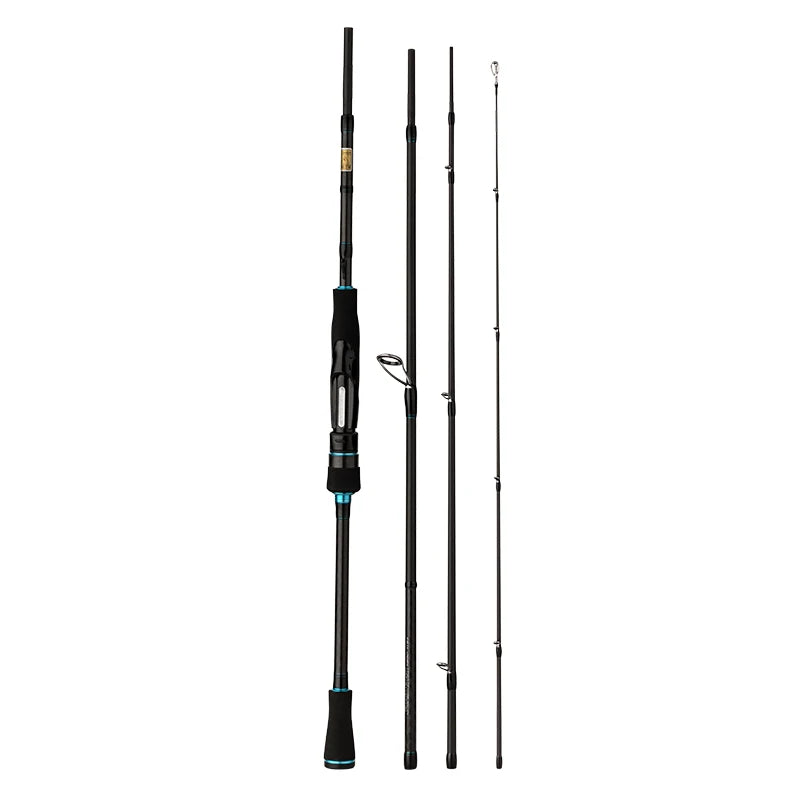 ECOODA Original Factory Wholesale   Sections Hand Spinning Casting Travel Lure Rod Durable Tackle Kit