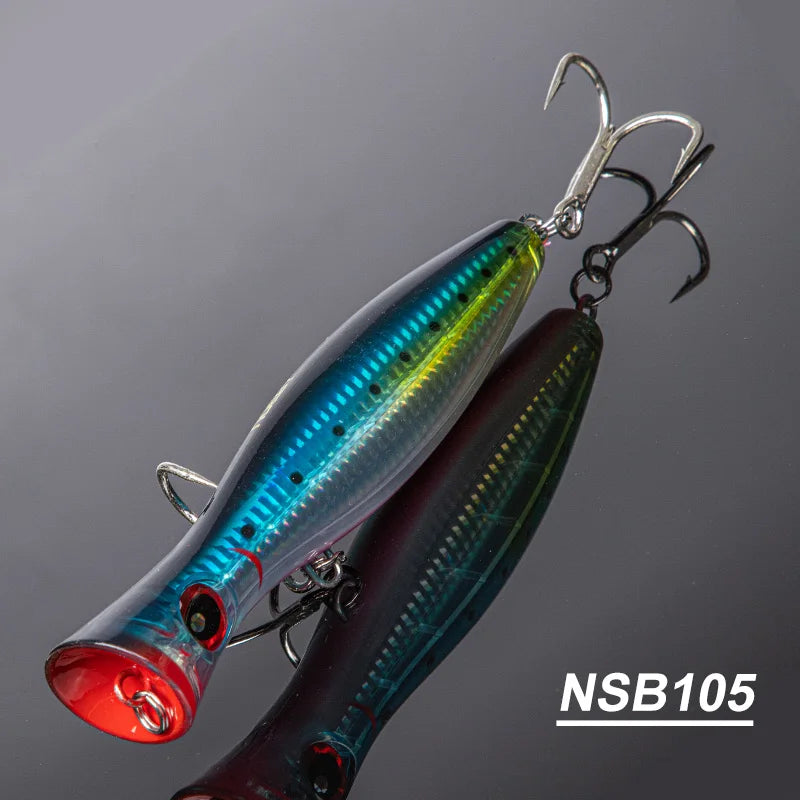 Noeby Popper Fishing Lures 12cm43g 16cm78g 20cm150g Saltwater Topwater Floating Wobbler Artificial Hard Bait for GT Fishing Lure