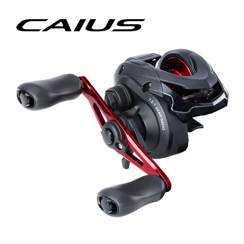 100% Original Shimano 24 Caius Wheels 150HG 151HG 7.2:1 Gear Ratio Carp Baitcasting Olta Makinesi Fishing Reels