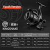 CHILENT KINGSNAKE II 1500-3000 Spinning Reels  Dense Cable Arrangement Function Carbon Fiber Body Screw Handle Lure Fishing Reel