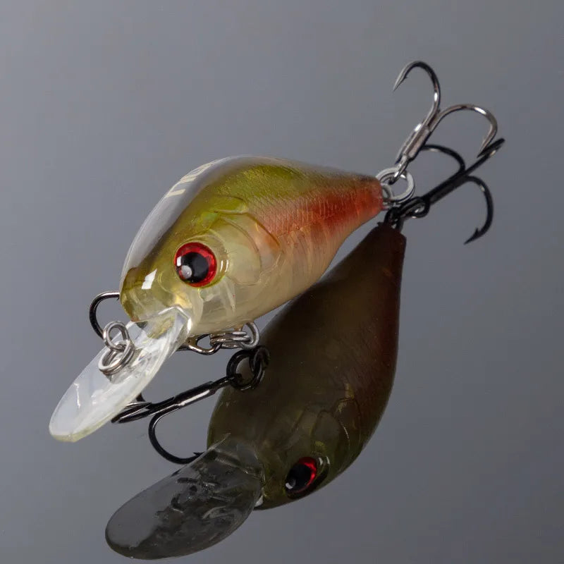 NOEBY 45mm 8g Crankbaits Fishing Lure Floating Wobblers Artificial Hard Bait for Pike Trout Swimbaits Crank Fishing Lures