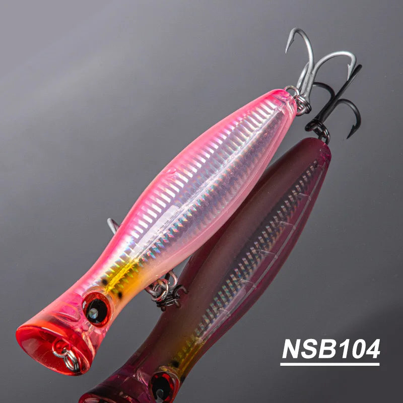 Noeby Popper Fishing Lures 12cm43g 16cm78g 20cm150g Saltwater Topwater Floating Wobbler Artificial Hard Bait for GT Fishing Lure