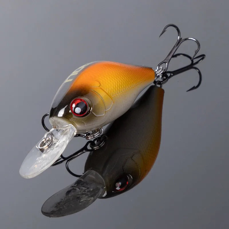 NOEBY 45mm 8g Crankbaits Fishing Lure Floating Wobblers Artificial Hard Bait for Pike Trout Swimbaits Crank Fishing Lures
