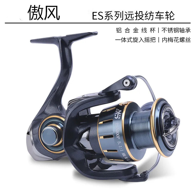 Spinning Reel Aluminum Reinforced Alloy Body OEM