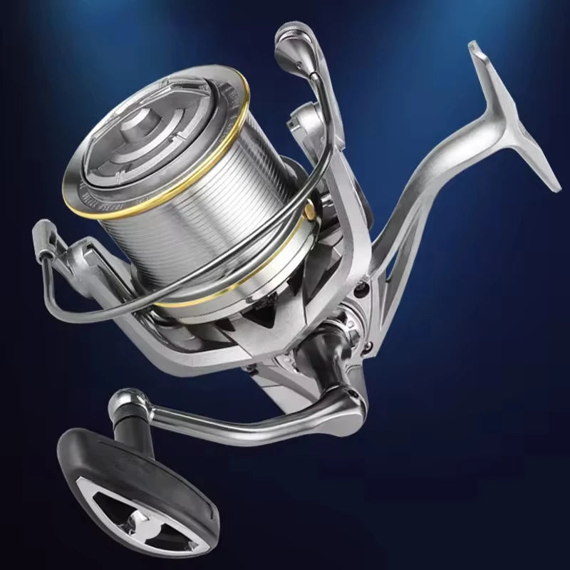 High Quality 8000/10000/12000/14000 Surf Fishing Reels Lightweight Metal Spinning Wheel Sea Boat Fishing Saltwater Carp Reel