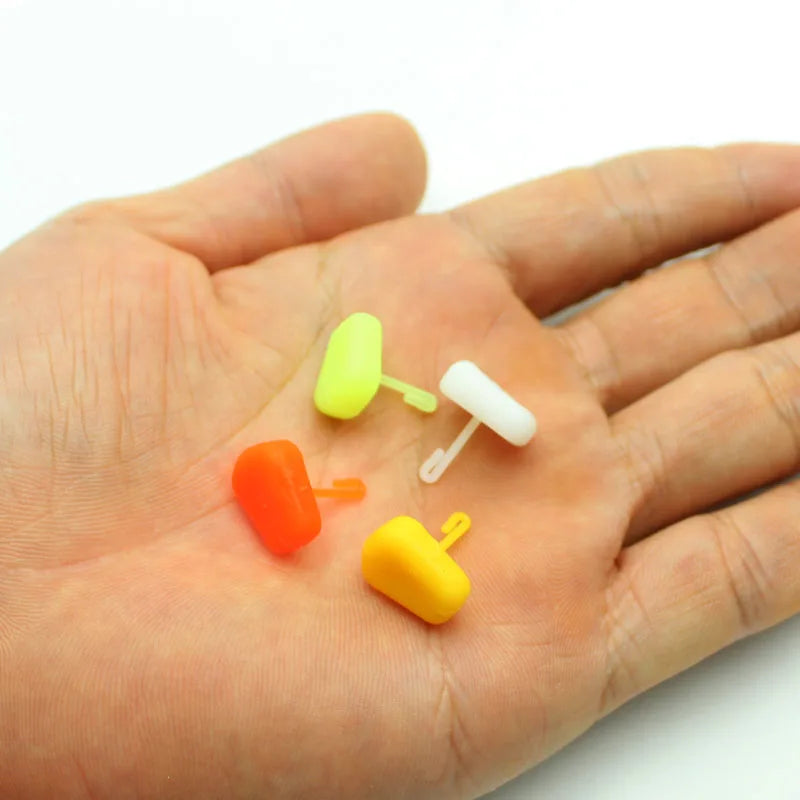 20pcs Corn Shaped Boilie Bait Carp Bait Pop Up Boilies Hair Rig Stops Carp Barbel Fishing Tackle for Making Boilies