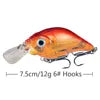Rock Little Fat Man Crank Lure Bait Long Tongue Minnow Plastic Artificial Hard Bait Ocean Beach Salmon Bass Trout Carp