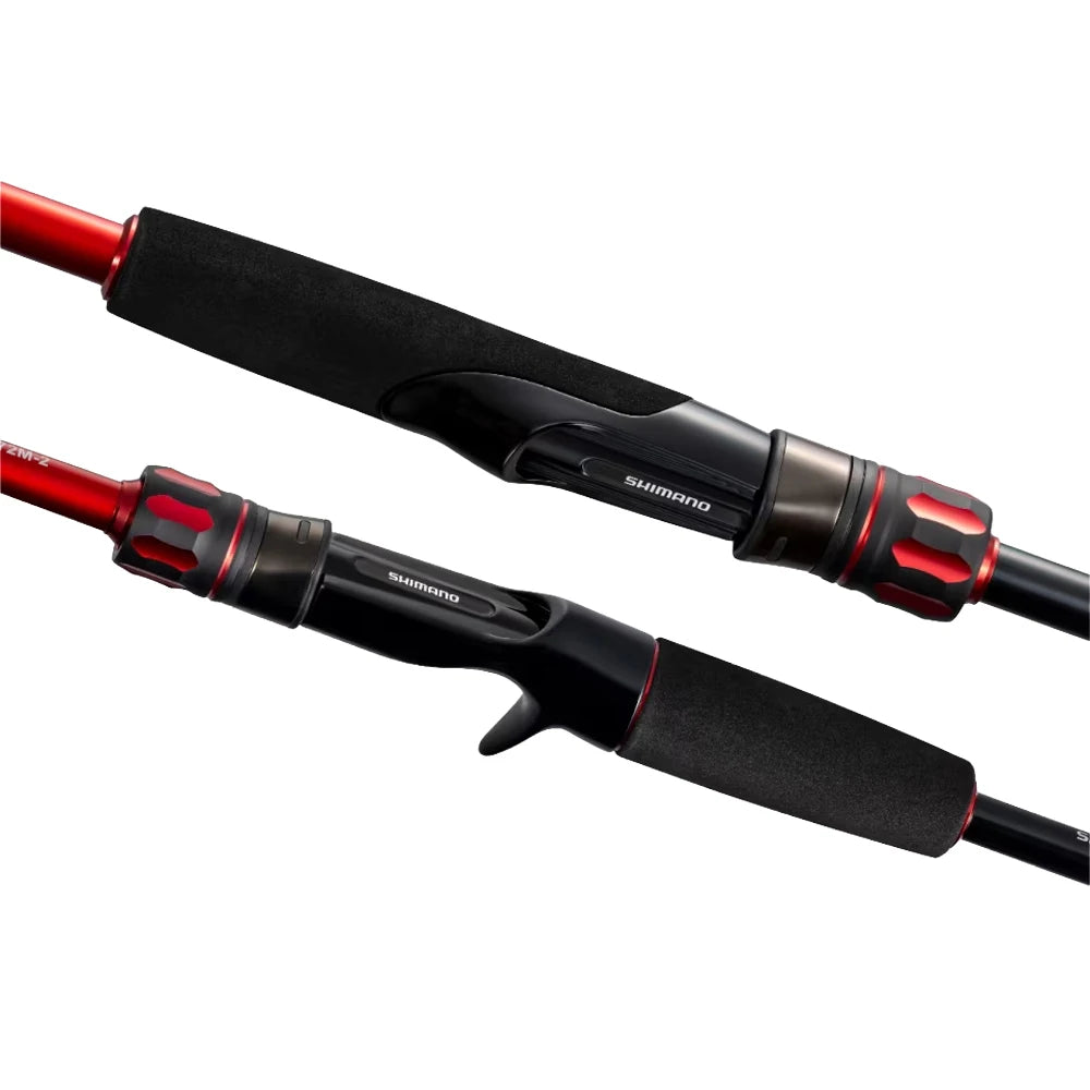 Original Hot Sale 2-Piece Fast Action Lightweight Carbon Rod Shimano Majestic+ Casting Rod for Bass Trout Saltwater Fishing