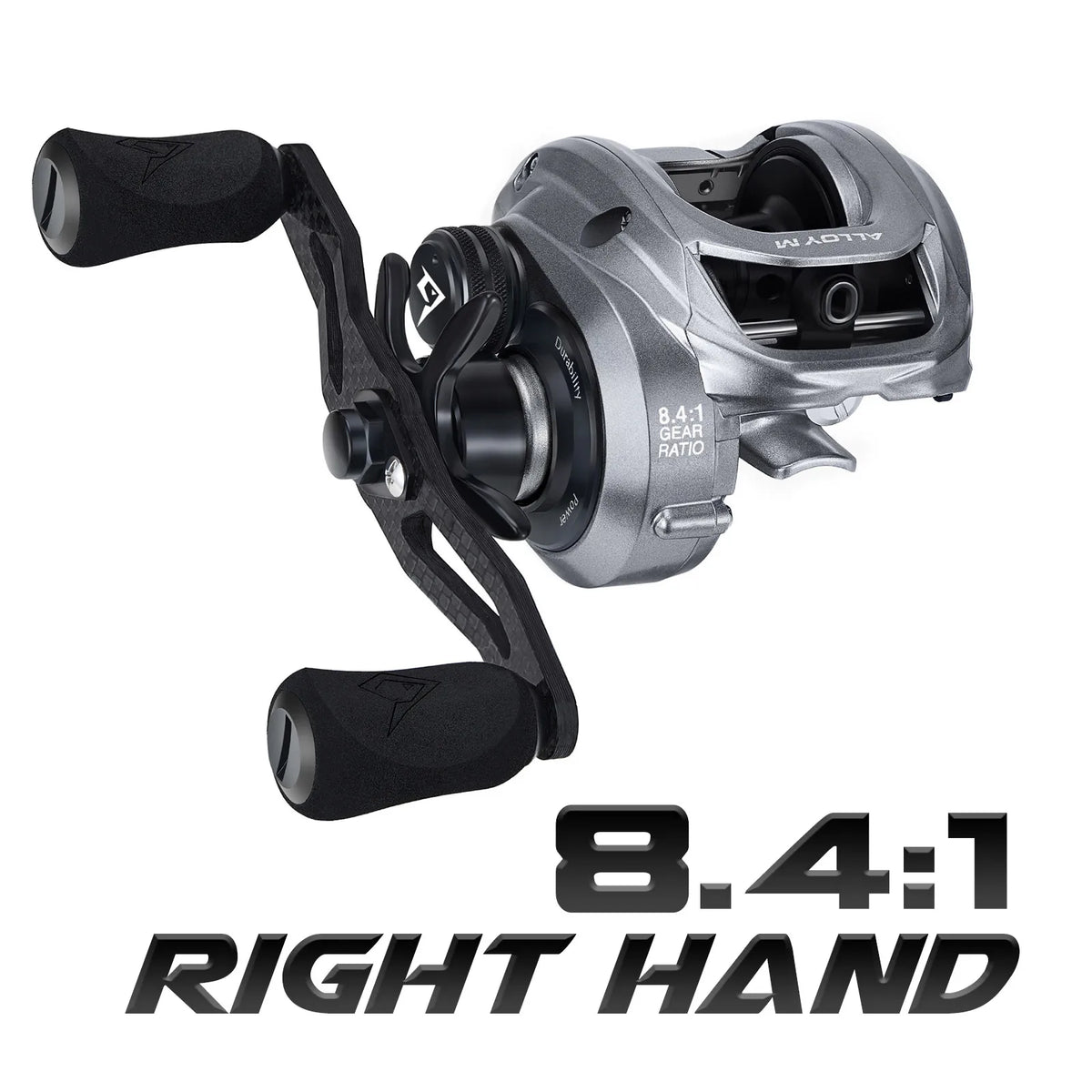 Piscifun Alloy M Metal Baitcasting Reel 10KG 22LB Max Drag with High & Low Speed Shield Bearings Strong Salt Water Fishing Reel