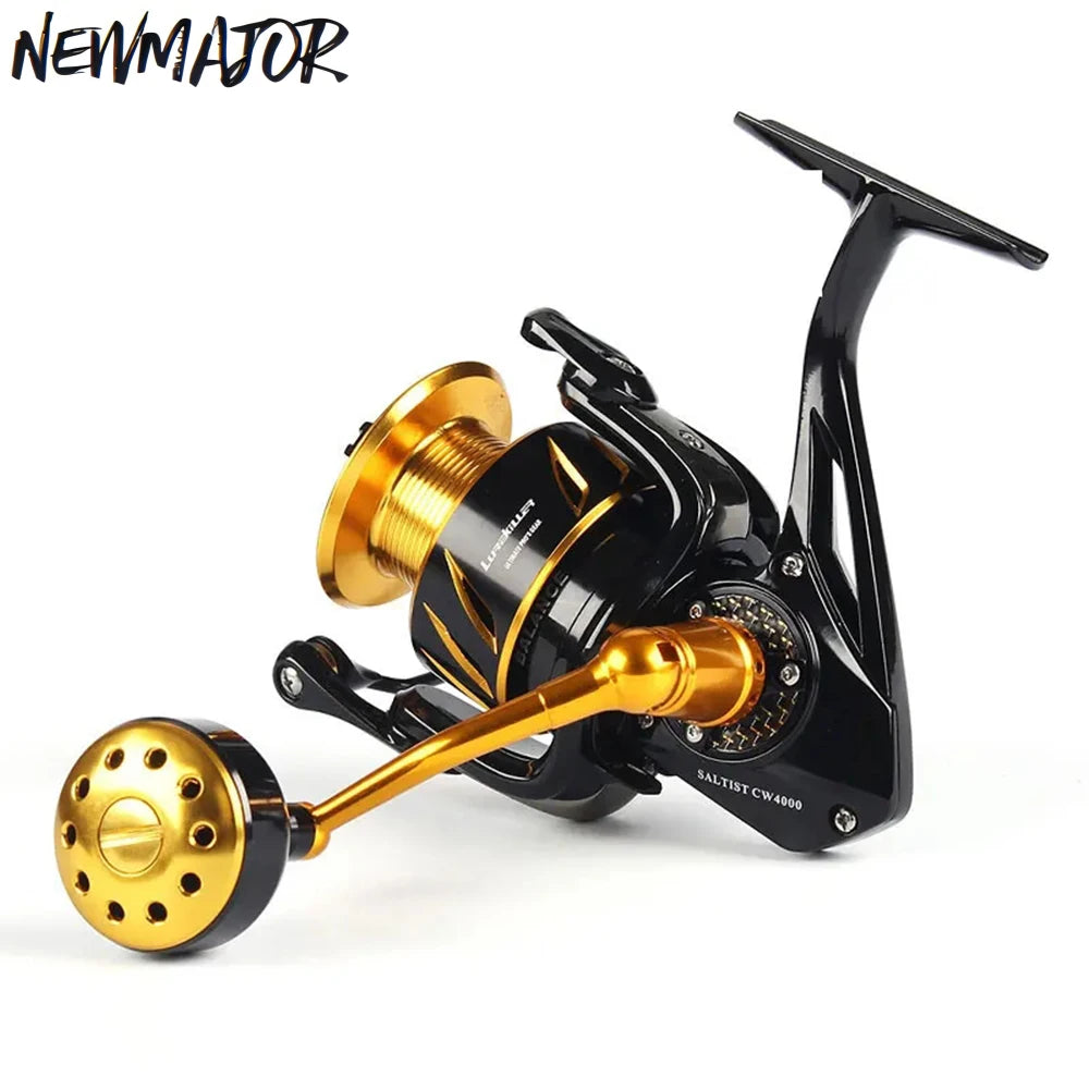 Lurekiller 9BB Stainless Steel Spinning Reel 12-35kg Drag 5.2:1 Gear Saltwater Fishing