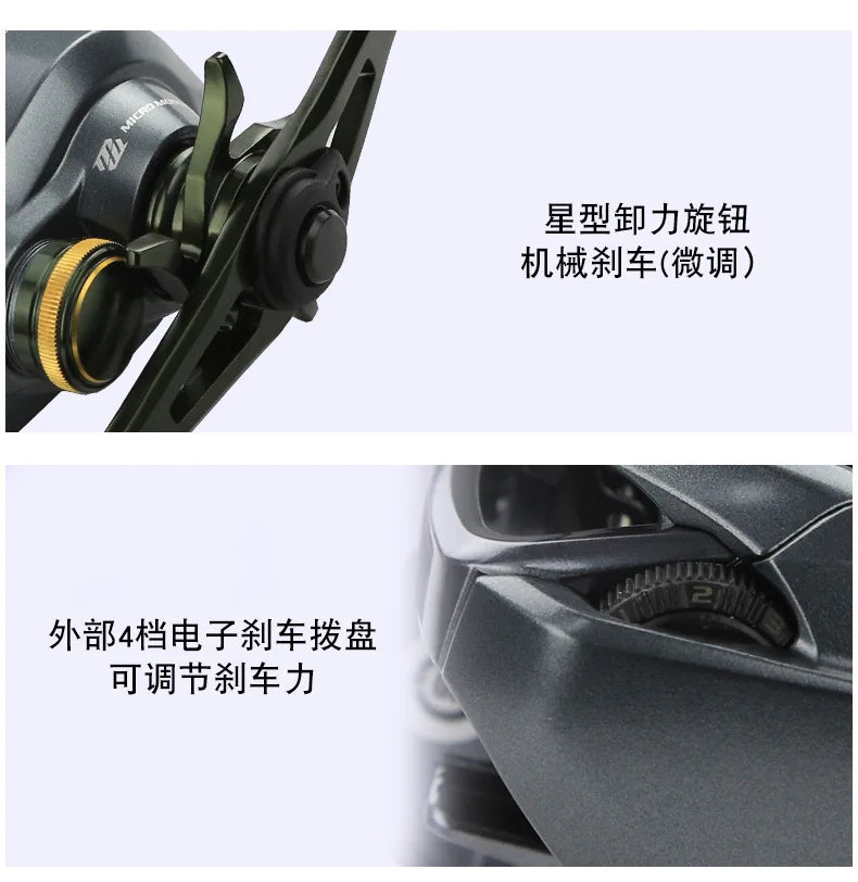 2022 100% Original Shima Curado Dc Wheels 200HG 201HG 200XG 201XG Carp Electric Baitcasting Saltwater Fishing Reels