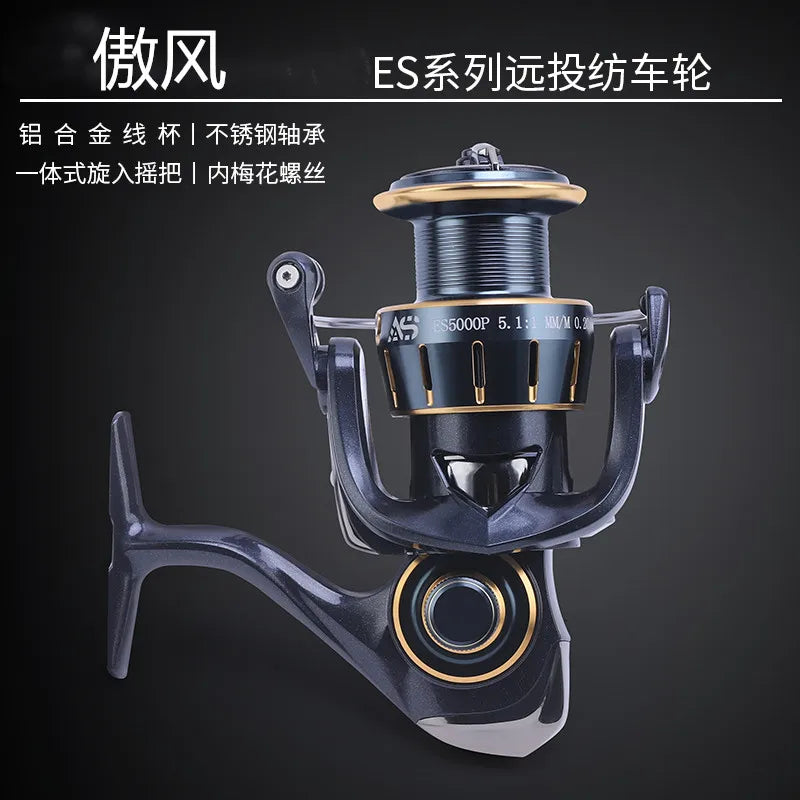 Spinning Reel Aluminum Reinforced Alloy Body OEM