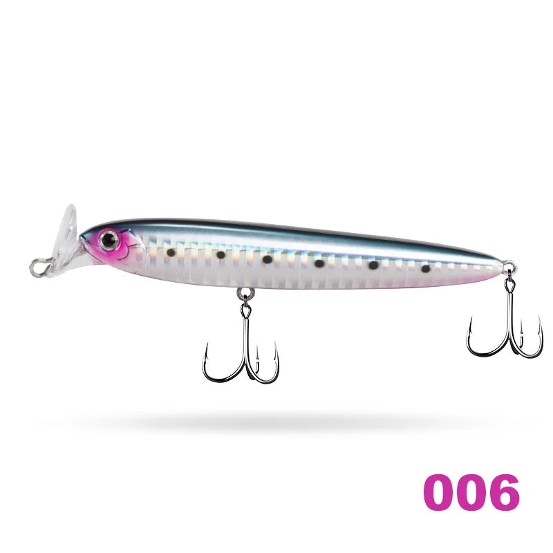Hunthouse Rocket 95 Minnow Fishing Lure Popper Bait 75mm 13g 95mm 22g Sinking Baits Artificial Bait Stickbaits Fishing Seabass