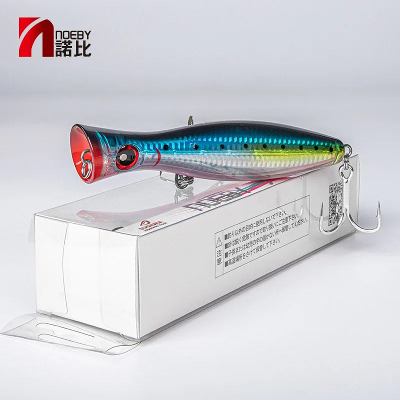 Noeby Popper Fishing Lures 12cm43g 16cm78g 20cm150g Saltwater Topwater Floating Wobbler Artificial Hard Bait for GT Fishing Lure