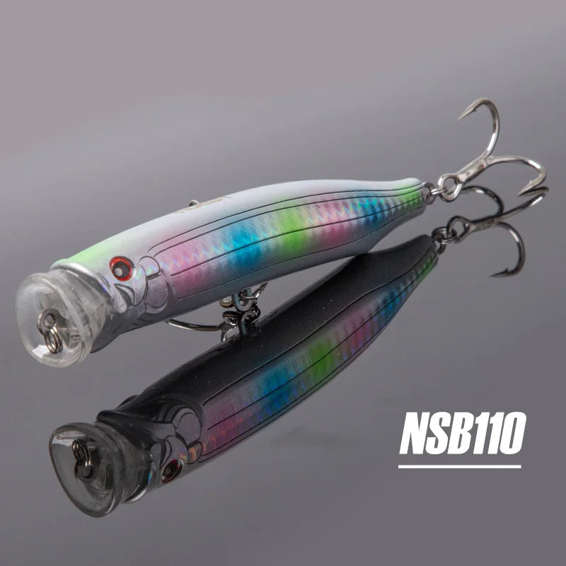 Noeby Feed Popper Fishing Lure 100 120 150mm Topwater Wobblers  9246 Hard Artificial Baits Topwater Saltwater Fishing Lures