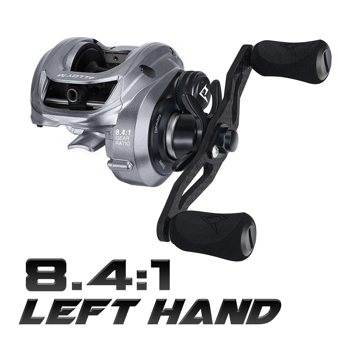 Piscifun Alloy M Metal Baitcasting Reel 10KG 22LB Max Drag with High & Low Speed Shield Bearings Strong Salt Water Fishing Reel