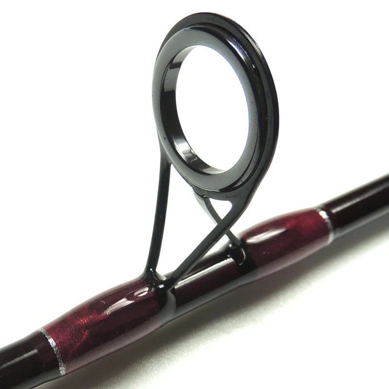 Colour Spinning Rod  Carbon 1.8m 2.1m  2 Section Lure Weight 10-40g  Cork Handle 2 Piece Spinning Rod Original Spinning Rod