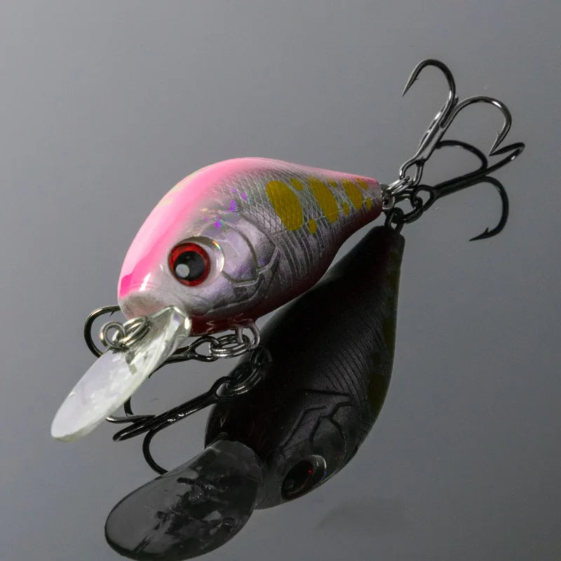 NOEBY 45mm 8g Crankbaits Fishing Lure Floating Wobblers Artificial Hard Bait for Pike Trout Swimbaits Crank Fishing Lures