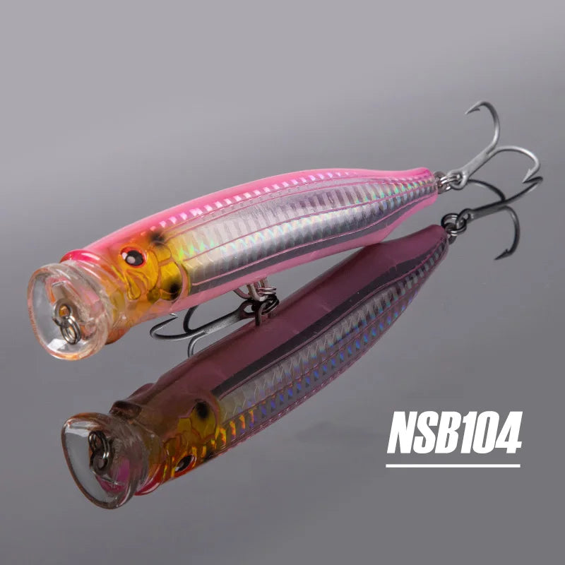 Noeby Feed Popper Fishing Lure 100 120 150mm Topwater Wobblers  9246 Hard Artificial Baits Topwater Saltwater Fishing Lures