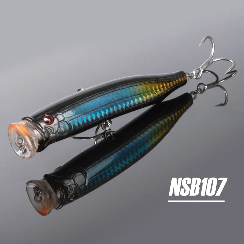 Noeby Feed Popper Fishing Lure 100 120 150mm Topwater Wobblers  9246 Hard Artificial Baits Topwater Saltwater Fishing Lures