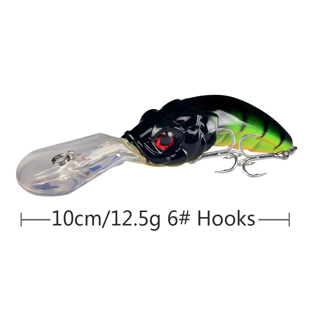 High-end 10cm/12.8g LURE MINNOW Live Bait Blood Groove Hook Long Tongue Swing Plastic Material Bass Sea Bass Bottom Fishing Lake