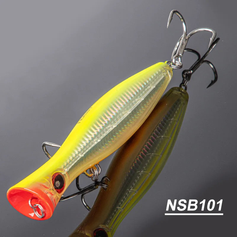 Noeby Popper Fishing Lures 12cm43g 16cm78g 20cm150g Saltwater Topwater Floating Wobbler Artificial Hard Bait for GT Fishing Lure