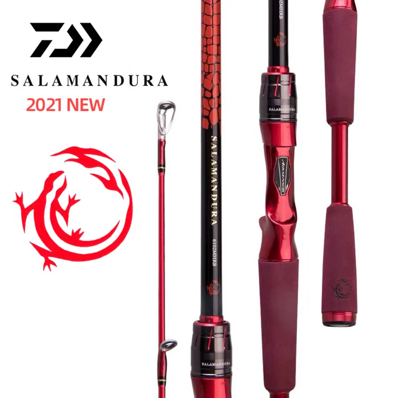 2021 NEW DAIWA Fishing Rod SALAMANDURA  Fishing Lure Rod Spinning/Casting  Fishing Rod  2 S