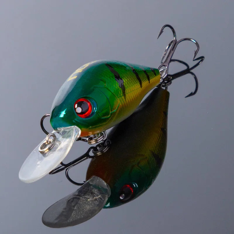 NOEBY 45mm 8g Crankbaits Fishing Lure Floating Wobblers Artificial Hard Bait for Pike Trout Swimbaits Crank Fishing Lures