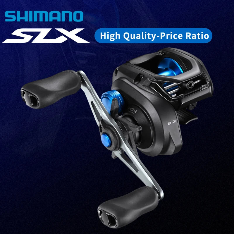 23 SLX  24 SLX XT  Baitcasting Fishing Reel 3+1BB 150 151HG 150XG 151XG HAGANE Body Low Profile 8.2/7.2/6.3 Ratio