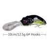 High-end 10cm/12.8g LURE MINNOW Live Bait Blood Groove Hook Long Tongue Swing Plastic Material Bass Sea Bass Bottom Fishing Lake