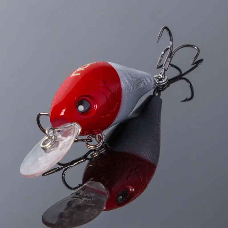 NOEBY 45mm 8g Crankbaits Fishing Lure Floating Wobblers Artificial Hard Bait for Pike Trout Swimbaits Crank Fishing Lures