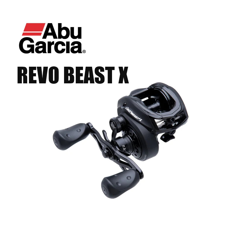 Original Abu Garcia REVO BEAST X Baitcasting Fishing Reel Magtrax Break System 7+1BB 11KG Low Profile Saltwater Fishing Tackle