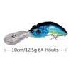 High-end 10cm/12.8g LURE MINNOW Live Bait Blood Groove Hook Long Tongue Swing Plastic Material Bass Sea Bass Bottom Fishing Lake