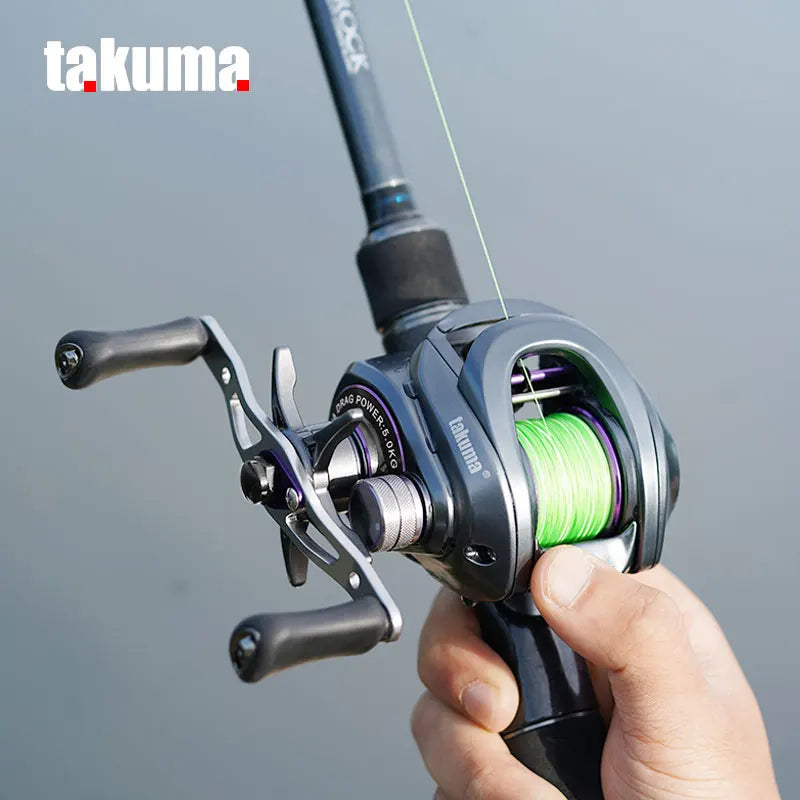 Original Factory TAKUMA P1DC Baitcasting Fishing Reel Electronic BrakeSystem Anti-Explosion Line Long Cast Suitable for Beginner