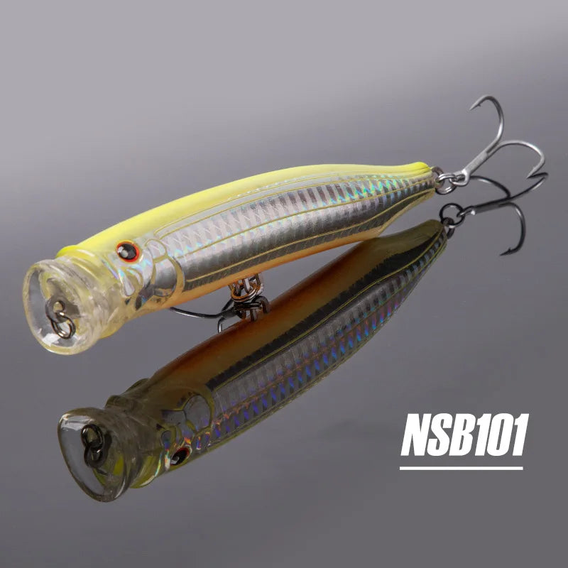 Noeby Feed Popper Fishing Lure 100 120 150mm Topwater Wobblers  9246 Hard Artificial Baits Topwater Saltwater Fishing Lures