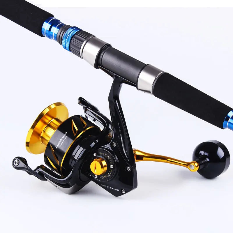 Lurekiller 9BB Stainless Steel Spinning Reel 12-35kg Drag 5.2:1 Gear Saltwater Fishing