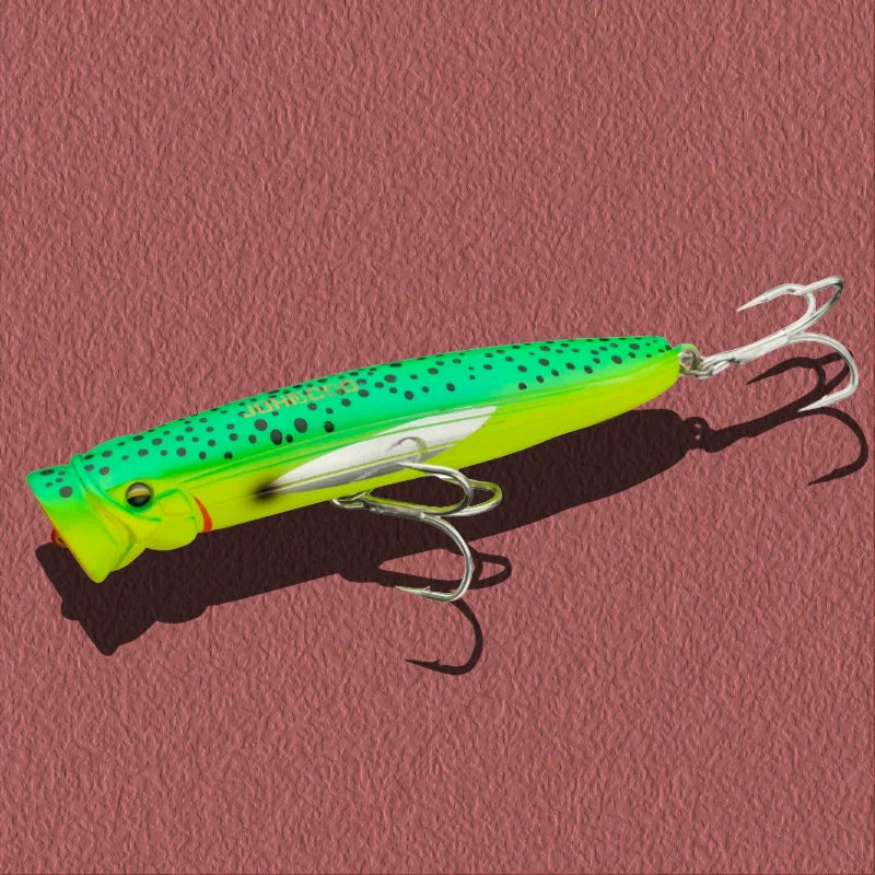 120mm 30g Topwater Feed Popper Fishing Lures 2026 Spinning Wobbler Lure Artificial Trolling Baits for Pesca Sea Bream Bass Musky