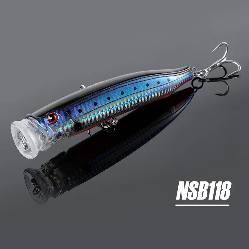 Noeby Feed Popper Fishing Lure 100 120 150mm Topwater Wobblers  9246 Hard Artificial Baits Topwater Saltwater Fishing Lures