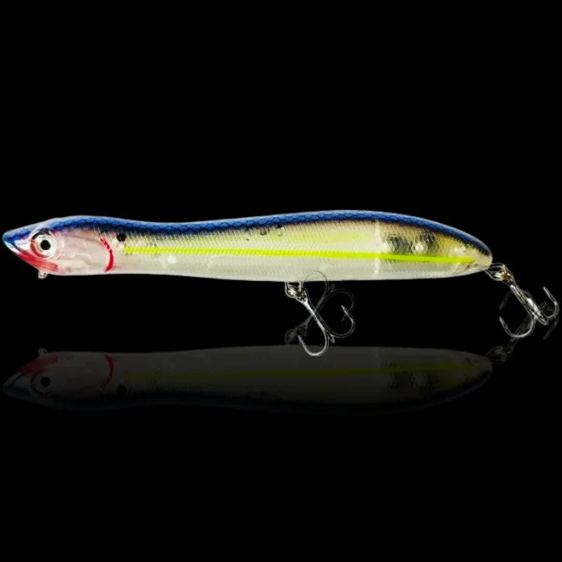 Fishing Lure 125mm 17g Topwater Pencil Popper Wobbler for Fishing Seabass Top Water Patchinko Baits Saltwater Surface Lures