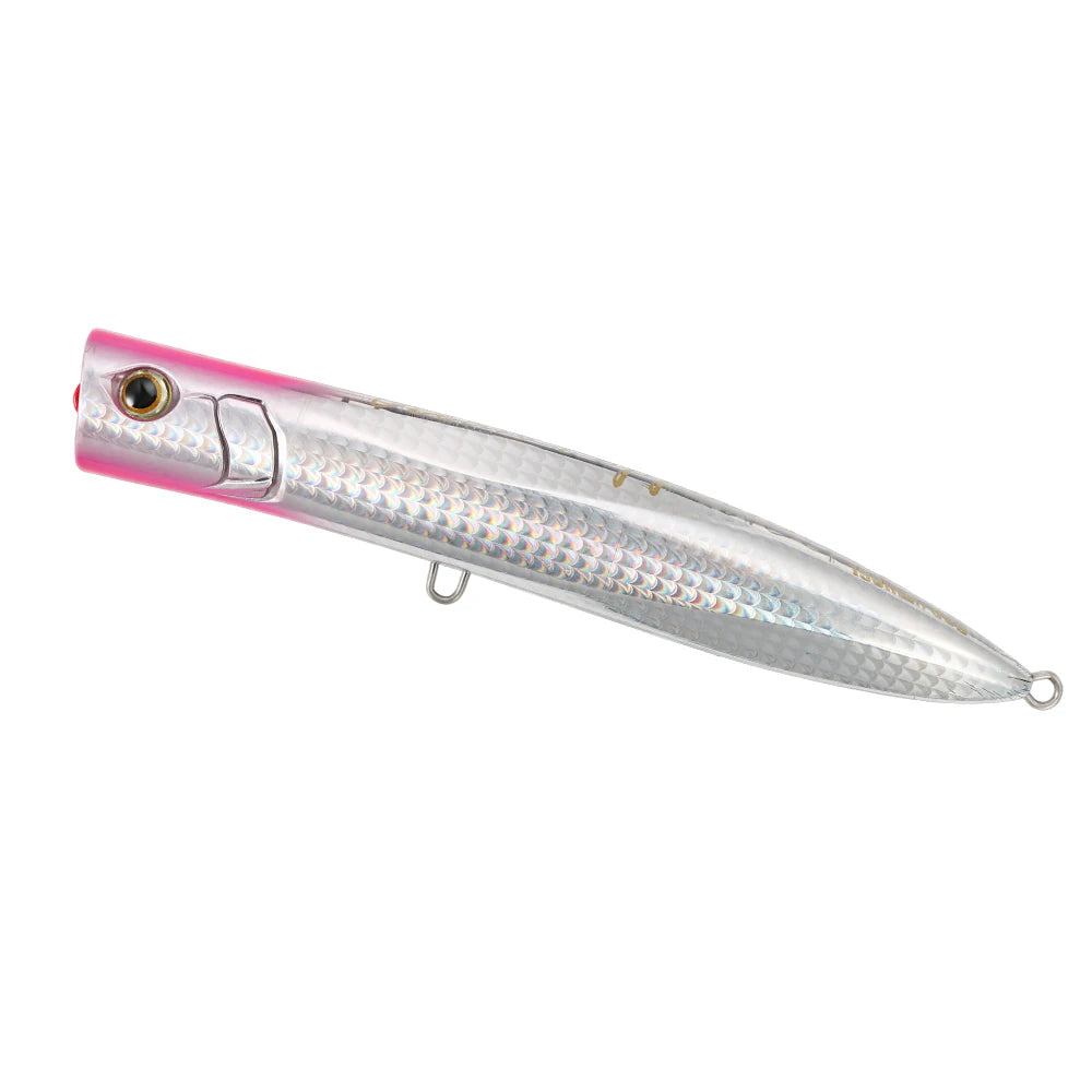 JIGGING PRO 190mm 60g Holographic Floating Popper Saltwater Topwater Fishing Lure Artificial Bait