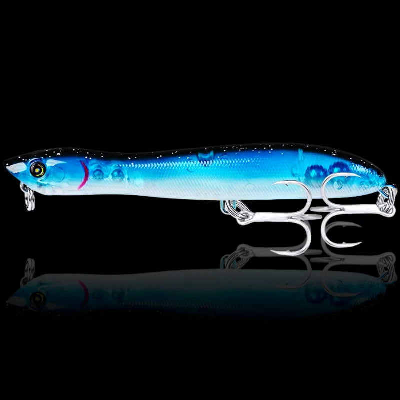 Fishing Lure 125mm 17g Topwater Pencil Popper Wobbler for Fishing Seabass Top Water Patchinko Baits Saltwater Surface Lures