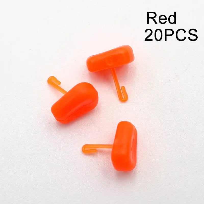 20pcs Corn Shaped Boilie Bait Carp Bait Pop Up Boilies Hair Rig Stops Carp Barbel Fishing Tackle for Making Boilies