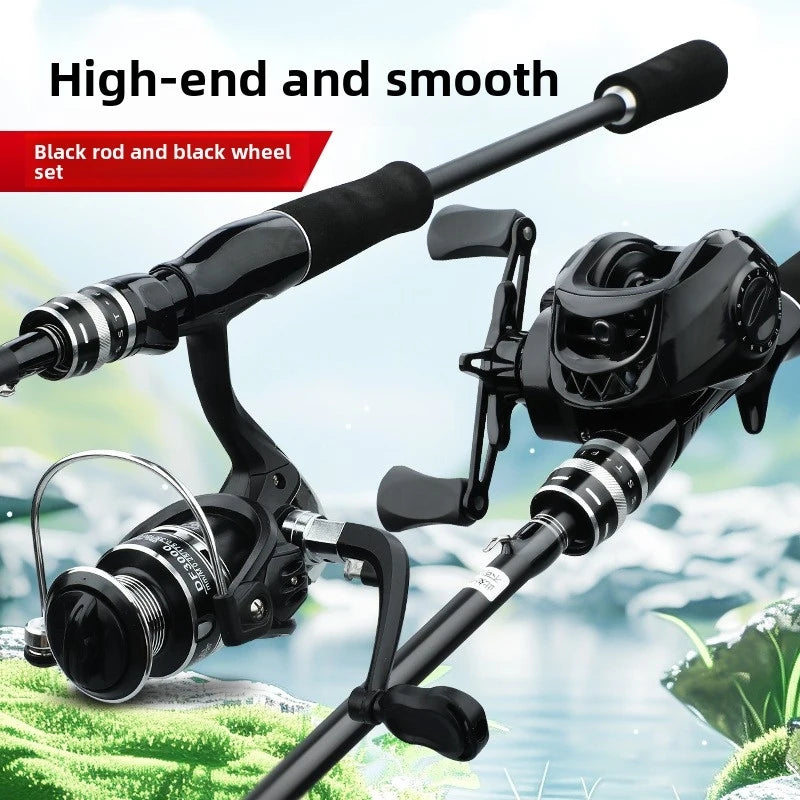 For Shimano Zodias 2 Piece Fishing Rod Carbon Fiber Spinning Casting Rod Hi Power Lightweight Sensitive Bass Lure Fishing Rod