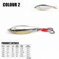 10/15/20/30/40g 3D Metal Jig Bait Iron Plate Baits Laser VIB Lure Long Casting Spoon Sequin Fishing Lure for Fishing Accessories