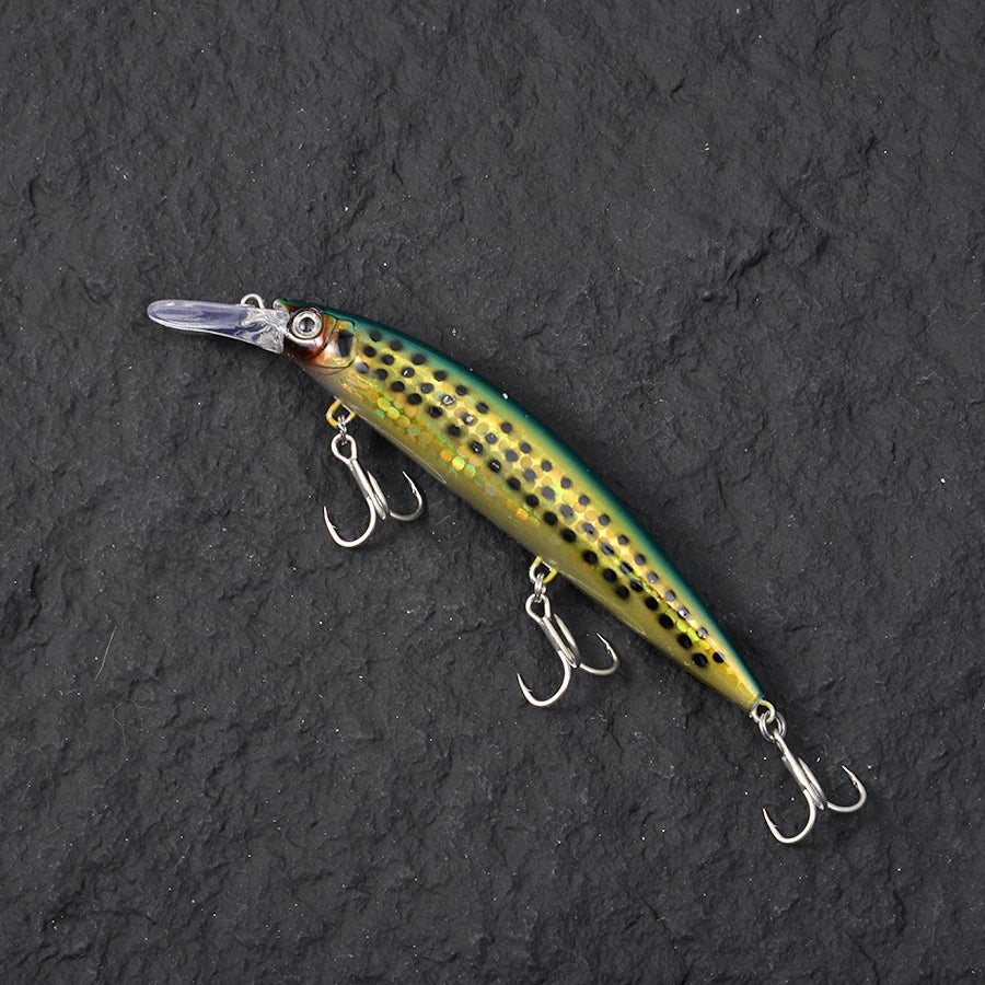 6PCS Heavy Weight Minnow Sinking Jerkbait Longcast Fishing Lures Saltwater Hard Bait Artificial Wobblers For Trolling Sea Bass