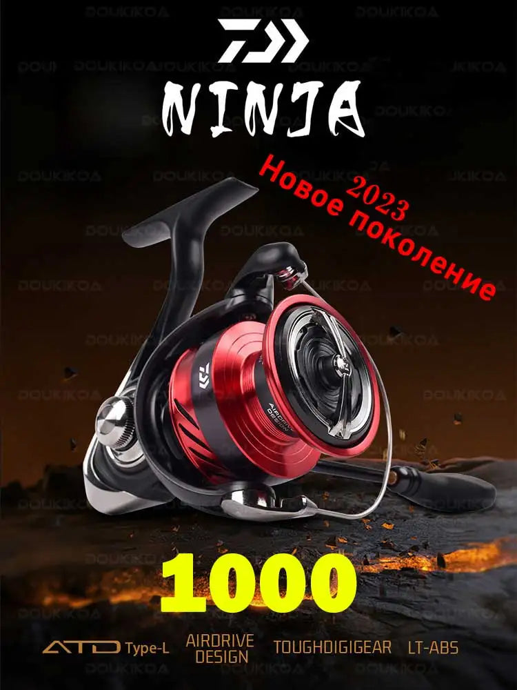 DAIWA NINJA LT Fishing Spinning Reel 1000-6000 Fishing Reels 5KG/10KG/12KG Power 5.3:1/6.2:1 Seawater Spinning Reels