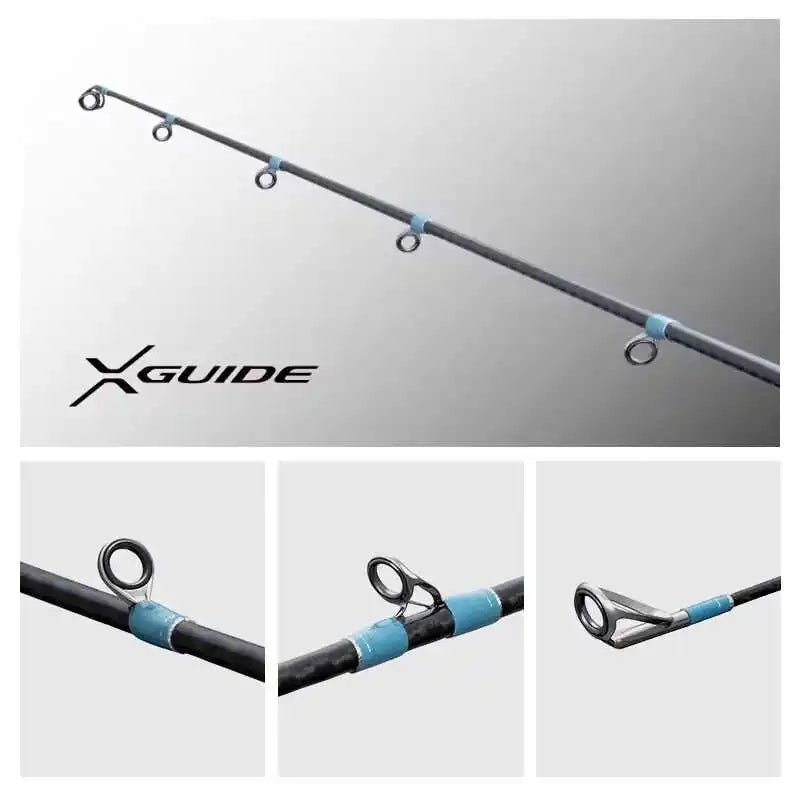 SHIMANO 2024 New INSTAGE Sea Bass 2 Section Supercast Spinning Casting Sea Fishing Rod Saltwater Max Lure 130g CI4+ SIC Ring